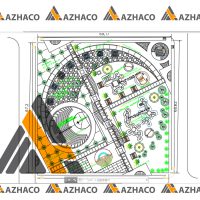 دانلود فایل اتوکد پلان پارک